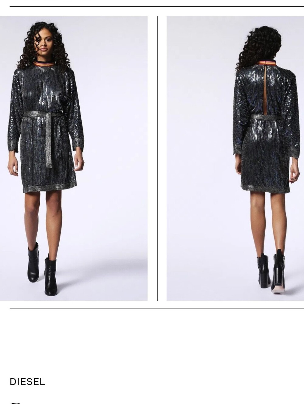 DEISEL FULLY SEQUIN DRESS
